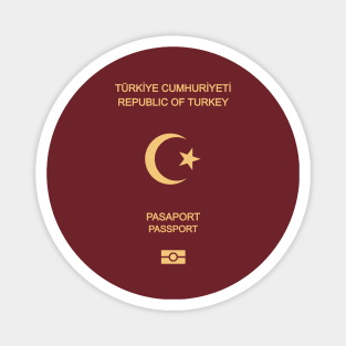 Turkey passport Magnet